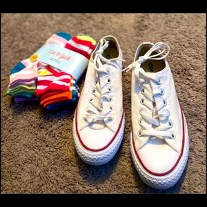 All-Star Converse sneakers & socks
